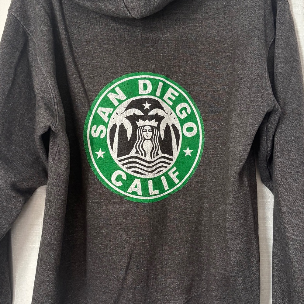 San Diego sweatshirt (unofficial starbucks logo)